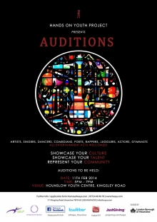 Hands on Youth project auditions